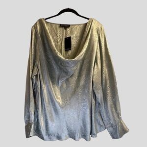 Eloquii Women’s Green Blouse Size 18